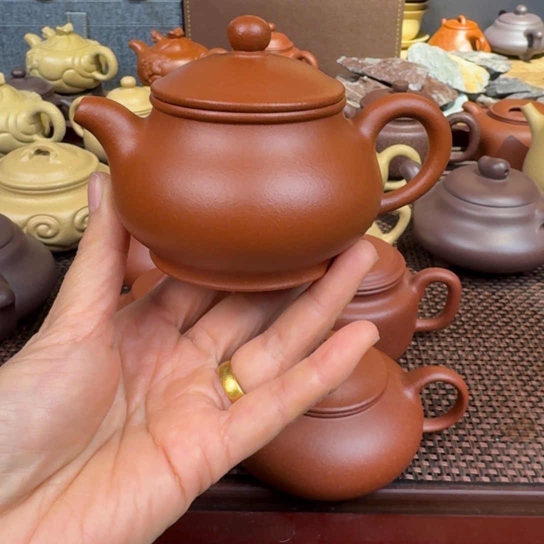 朱泥茶壶150毫升左右