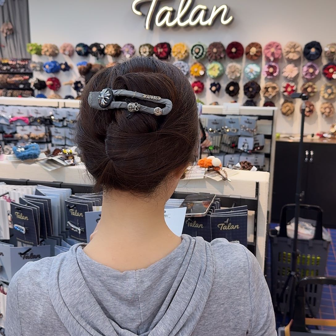 皮质非金属韩版发夹1023