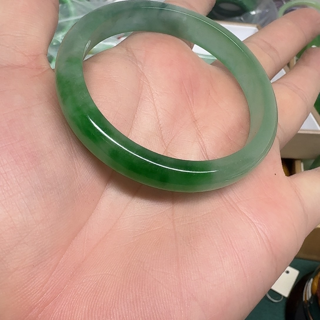 翡翠手镯未镶嵌211号57圈口