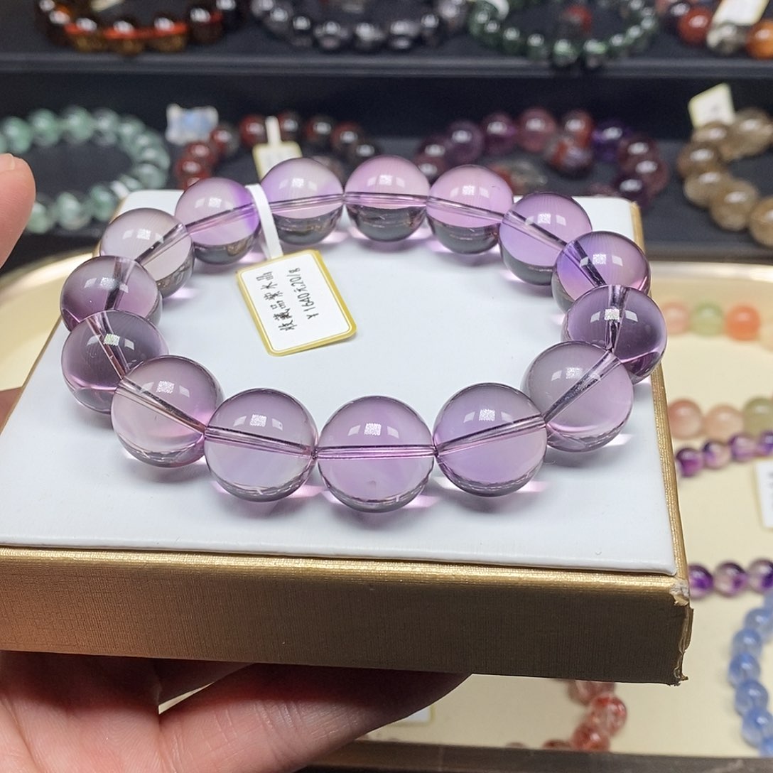 水晶手串未镶嵌手串15.5