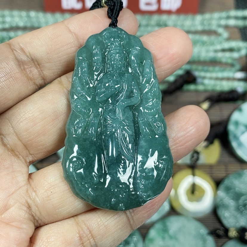 【闪购商品】翡翠颈饰未镶嵌西**?玉吊坠翡翠玉