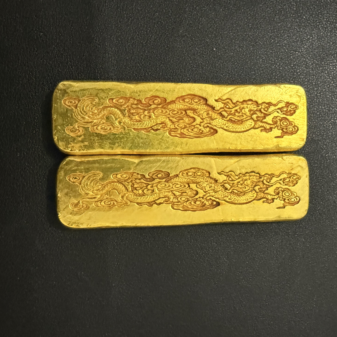 仿古工艺 带雕刻 一对