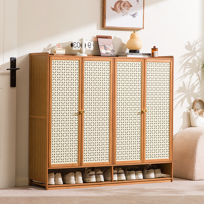 门口简易家用鞋柜多层省空间鞋架一体进门玄关收纳经济型楼道室内