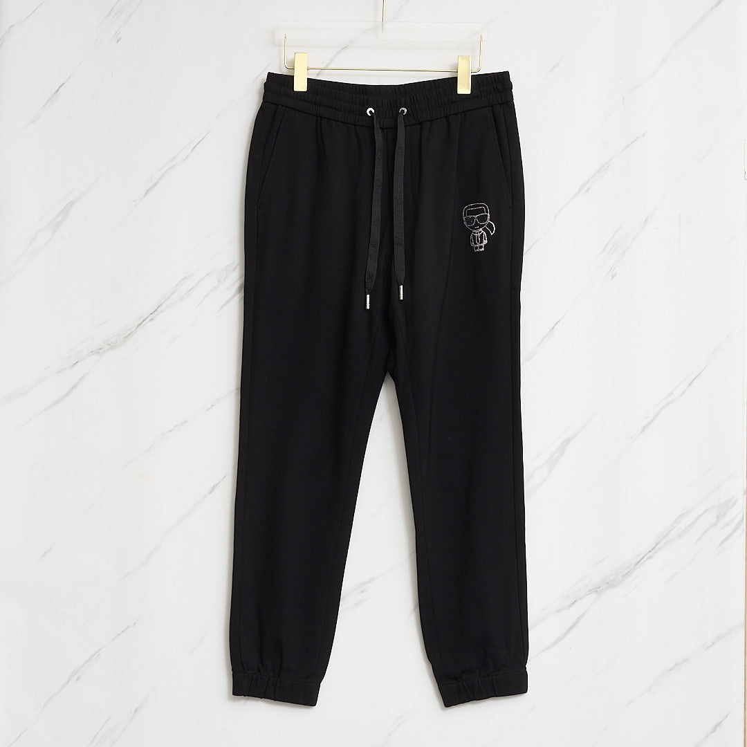 全新未使用 KARL LAGERFELD/卡尔拉格斐 男士运动裤/KDBP00002