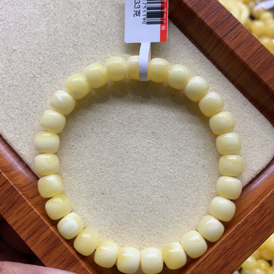 蜜蜡手链未镶嵌蜜蜡
