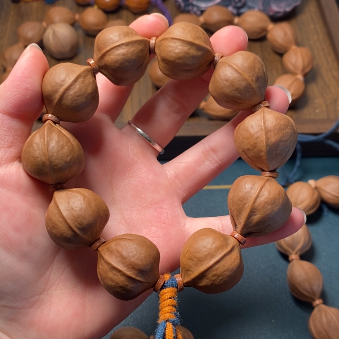 橄榄核手串/手链2325梅林铁三花橄榄核