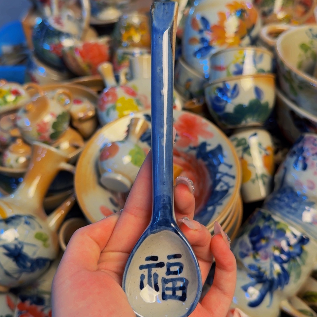 瓷片景德镇陶瓷手工手绘