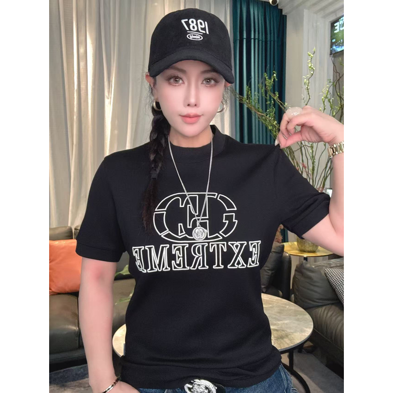 EXTREMESPACE秋冬潮品时尚秋冬轻奢高端潮流百搭莫代尔短袖上衣