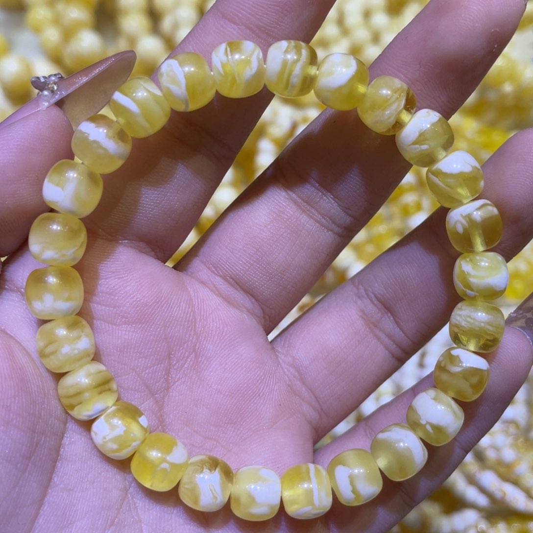手绳琥珀未镶嵌8m