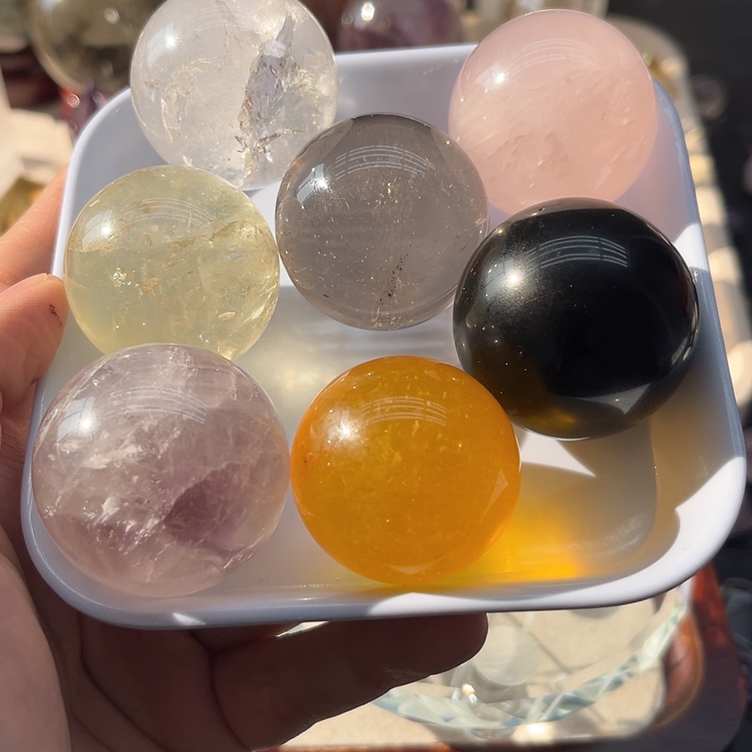 随***然珠宝半成品水晶未镶嵌91