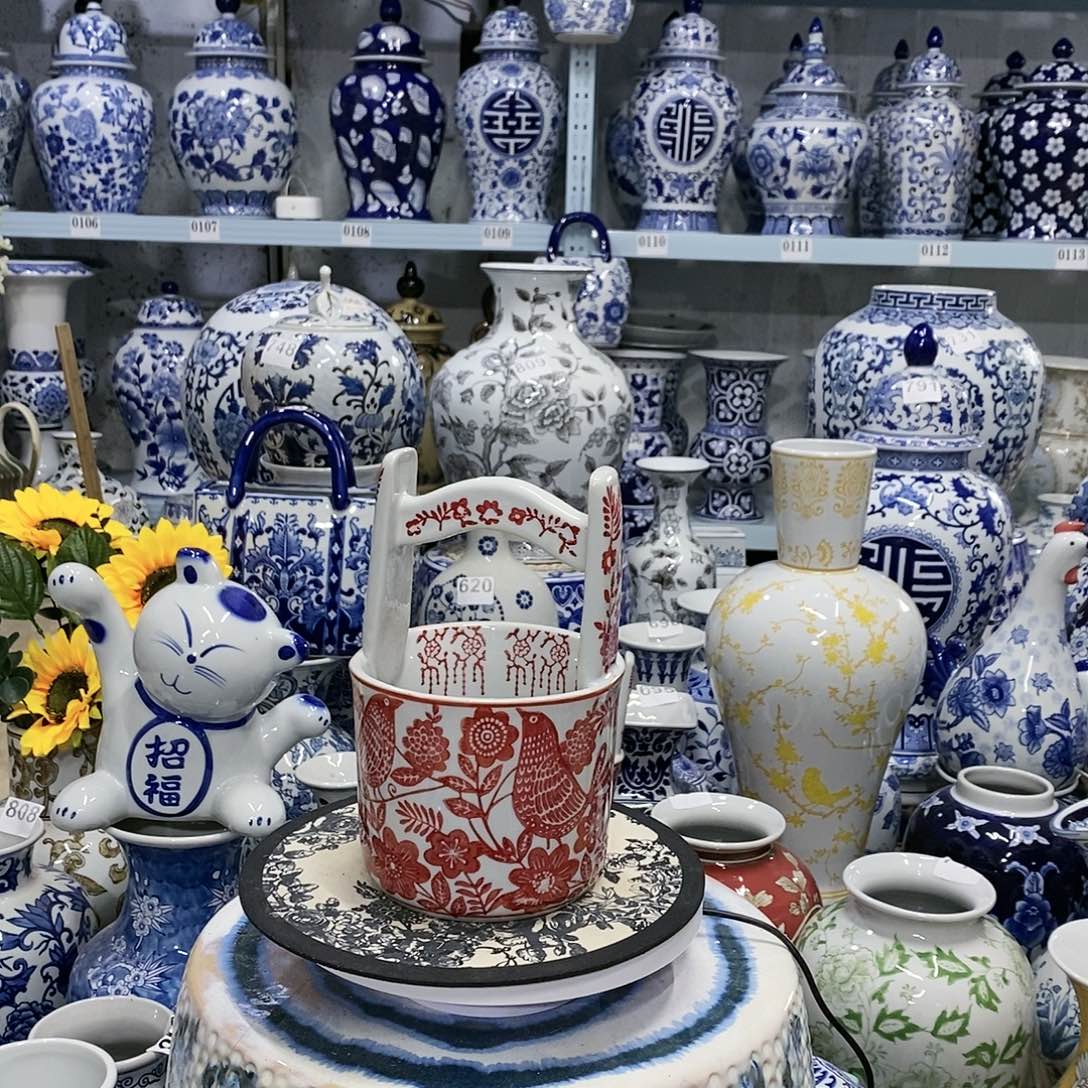 【闪购商品】摆件创意水桶瓷器21.15……………………