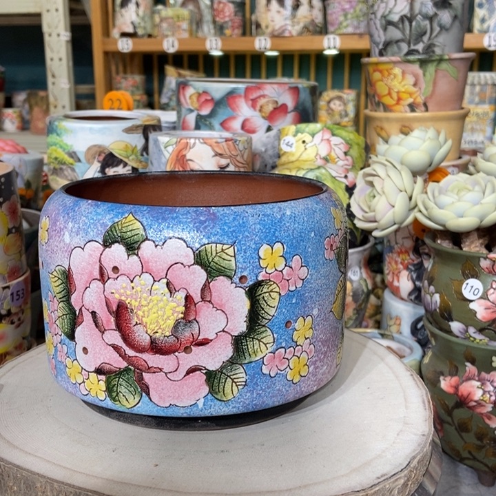 红陶景德镇艺术手绘作品