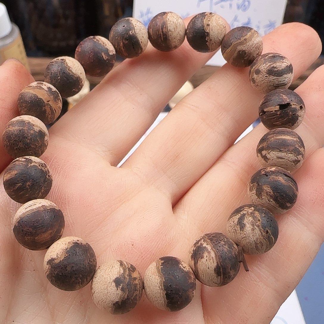 降真香手串/手链1.0无胶爆甲单圈