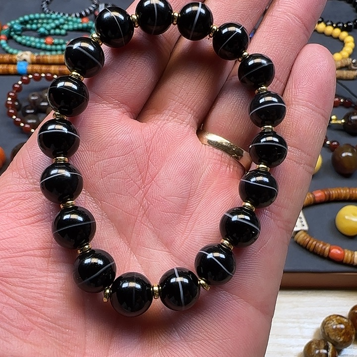 藏传一线药师珠挂件