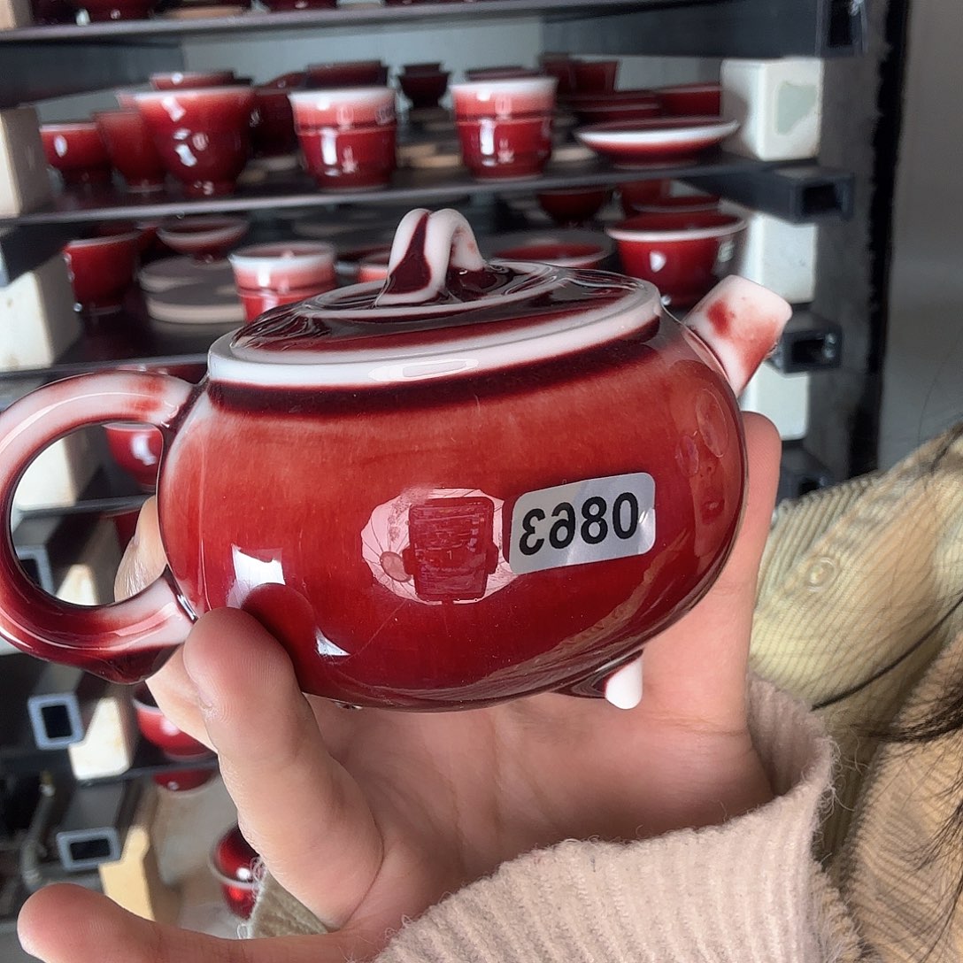 杯景德镇郎红陶瓷