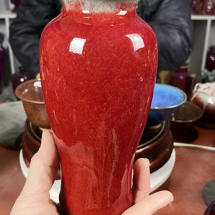 尚峰钧窑作品广口瓶