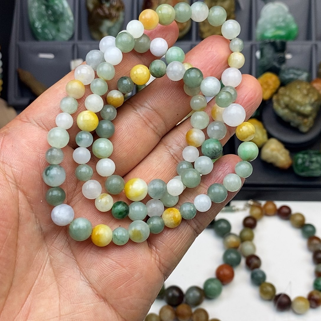 翡翠手串未镶嵌特价