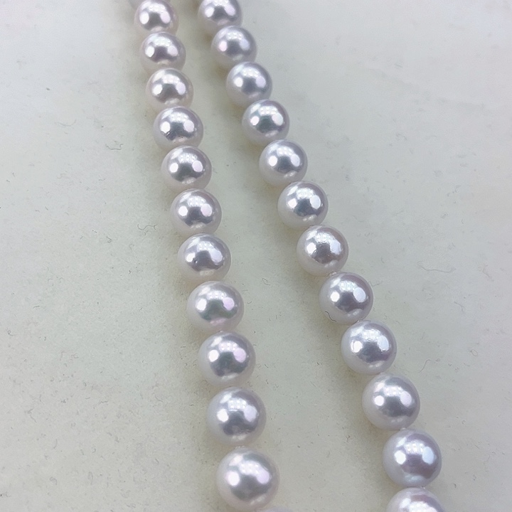 淡水珍珠颈饰银S925镶嵌卡9.10极光炫彩高品