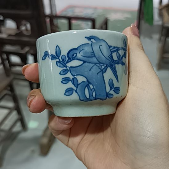 杯青花主人杯一个