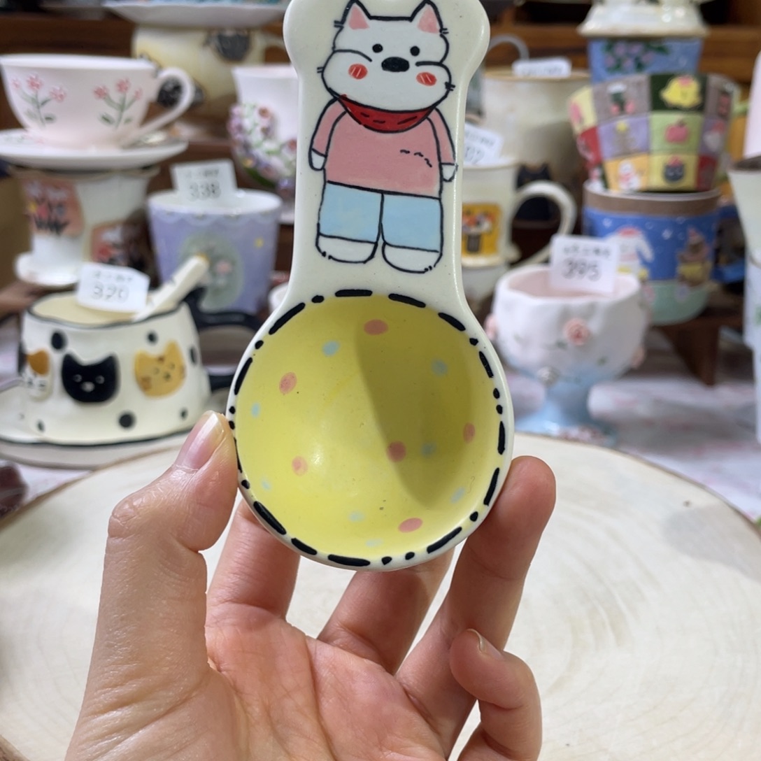 景德镇手工陶瓷勺