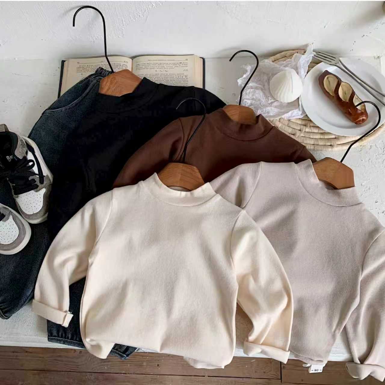 Q804#MY-31049W（黑色+绿色）T恤品牌童装