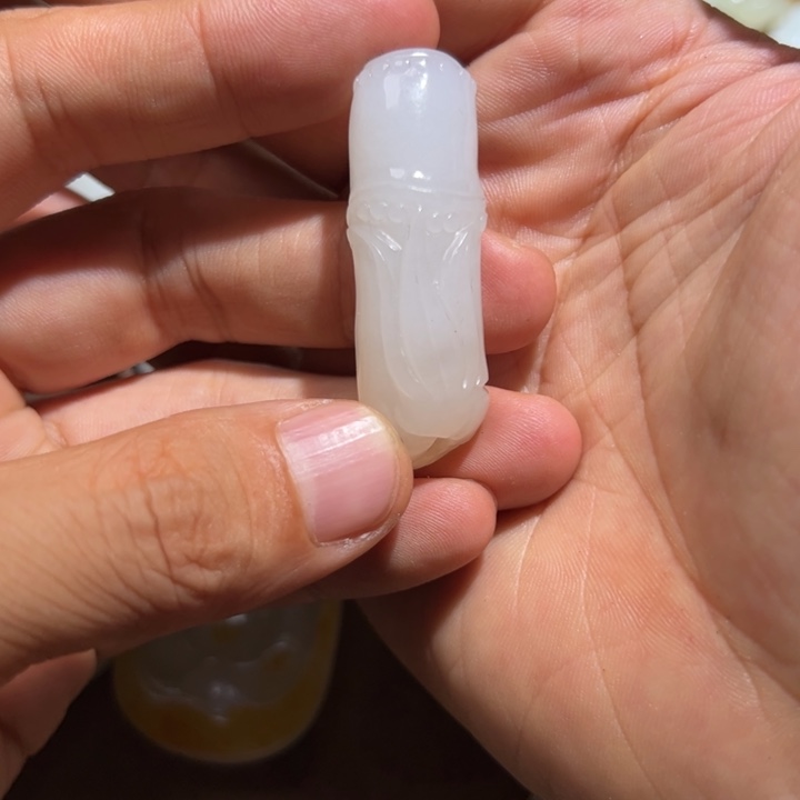 和田玉（糖玉）未镶嵌车挂温**雅