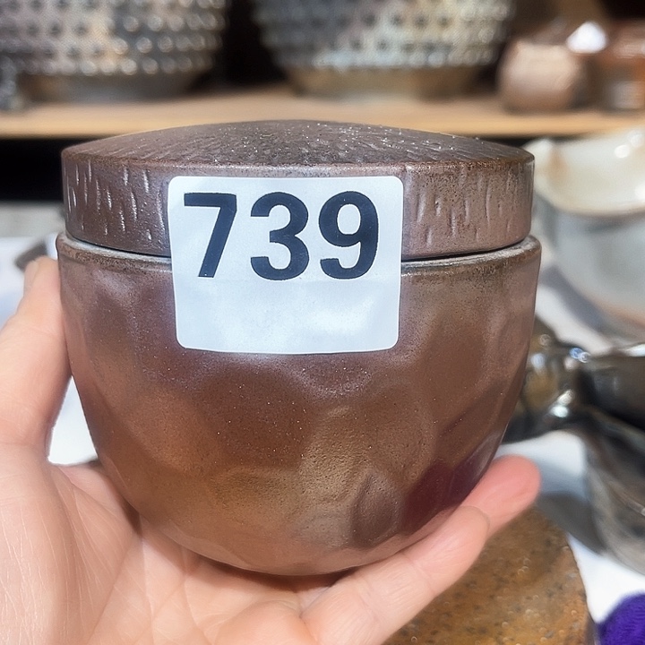 罐高温柴烧陶泥茶罐