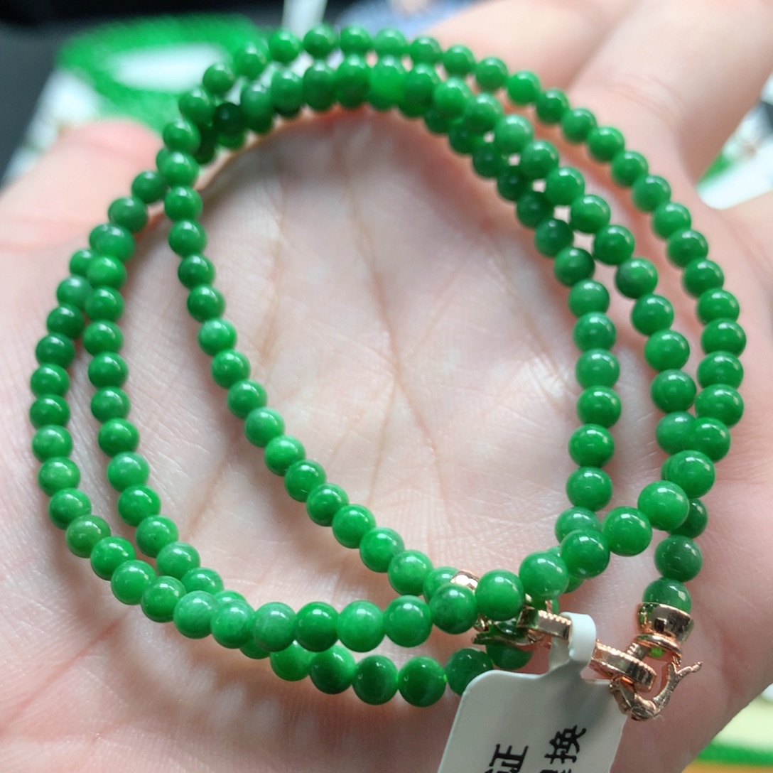 翡翠未镶嵌手链翡翠