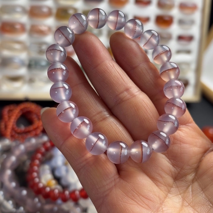 玛瑙/玉髓未镶嵌手链