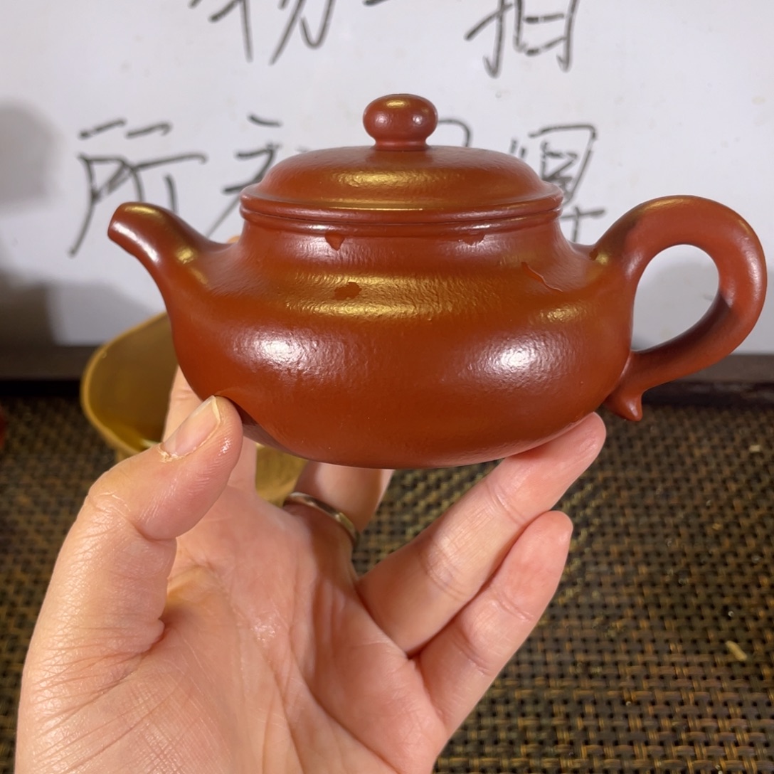 紫砂茶壶仿古微瑕全手