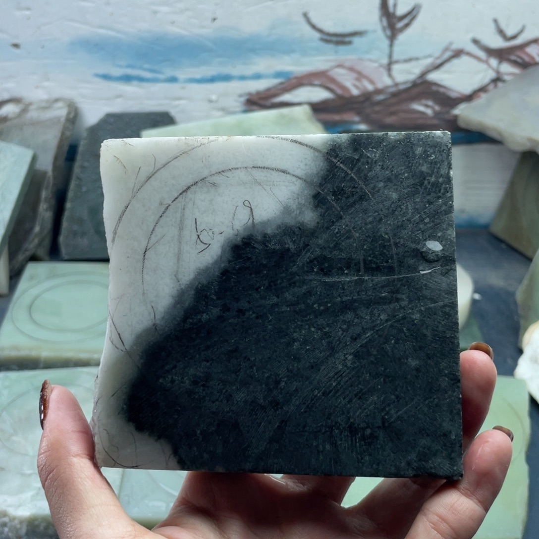 独山玉未镶嵌手镯定制手镯