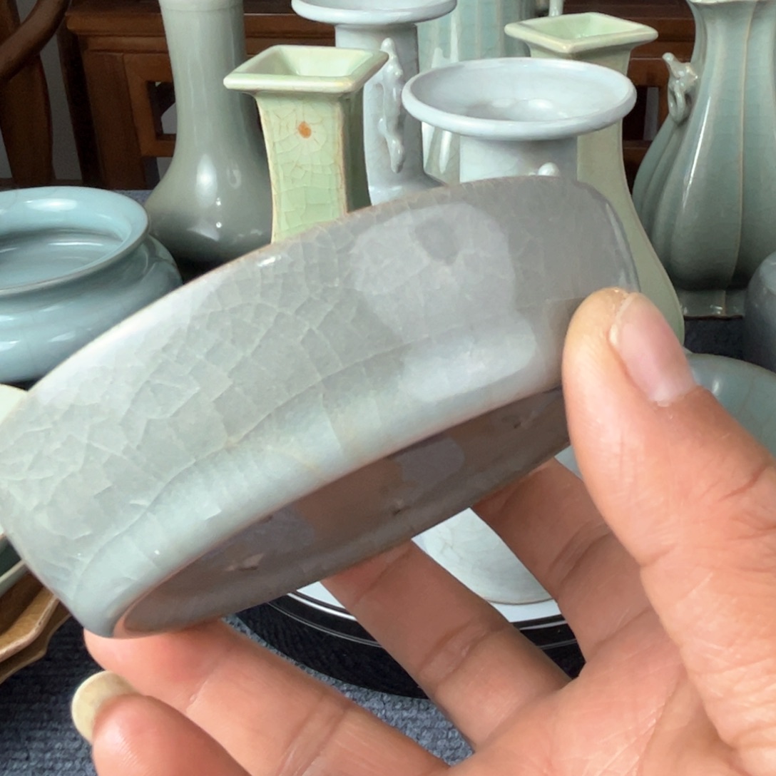 瓷片陶瓷开片纹笔舔