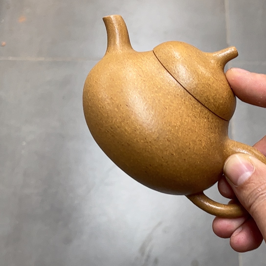 紫砂茶壶静**钓紫砂艺术茶具套装黄金段