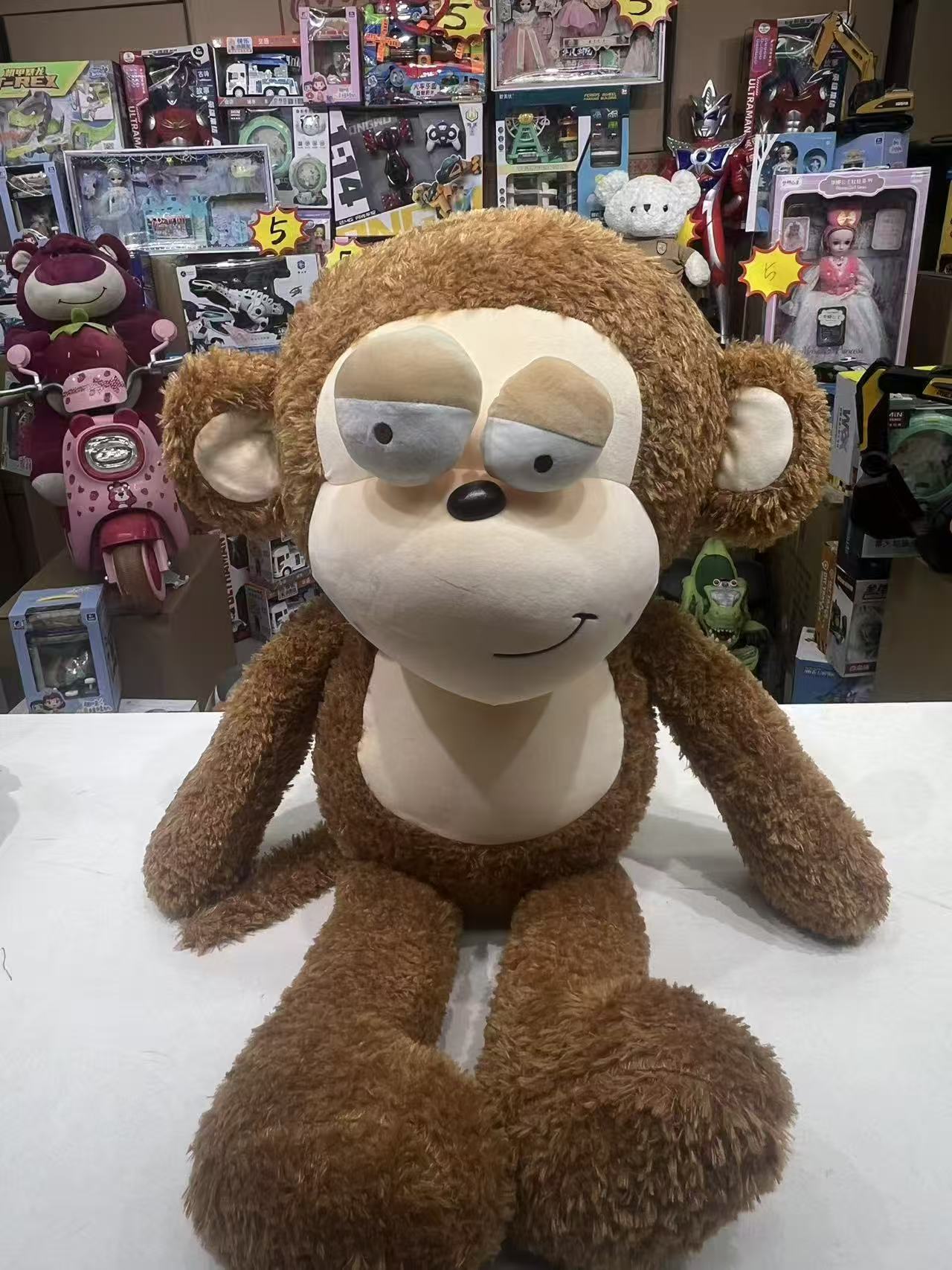 可爱小猴子玩偶毛绒玩具女生抱睡公仔礼物