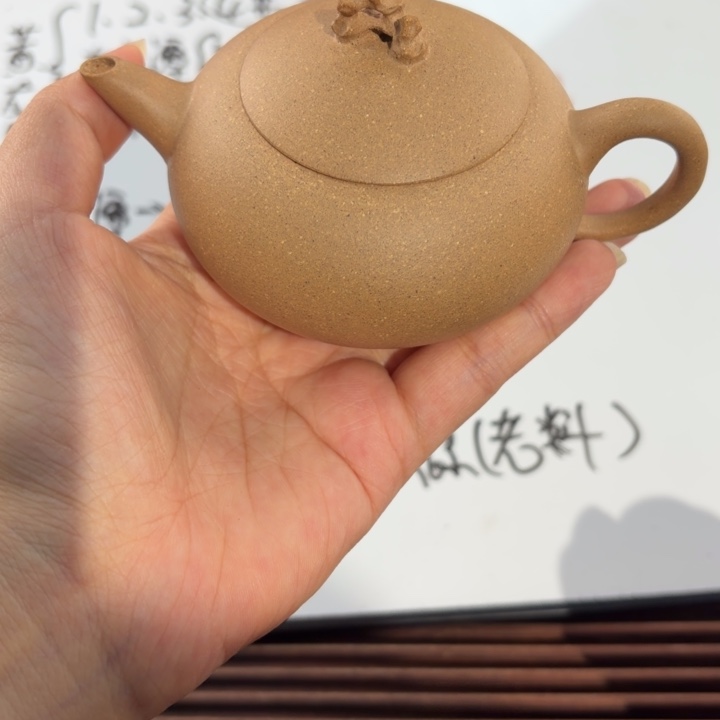 茶壶紫砂宜兴原矿墨绿泥160