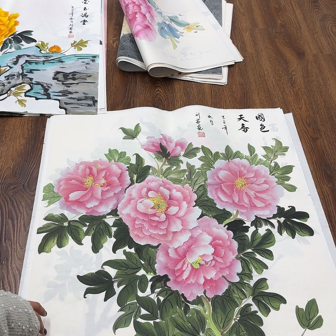 国画国画作品集一个由