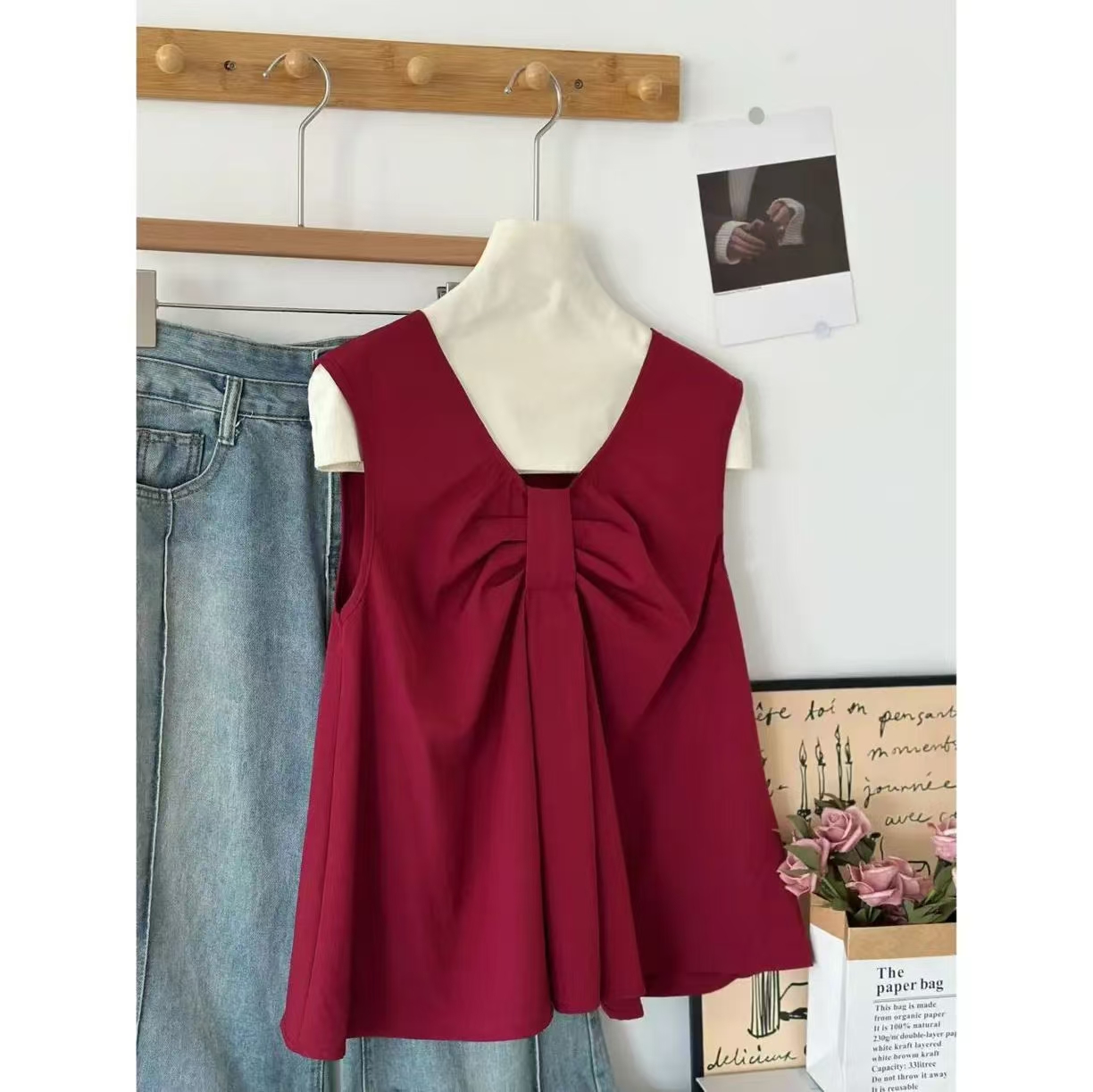 【现货+清仓】ST-008通勤显瘦2025新款百搭韩系新款减龄松弛感上衣