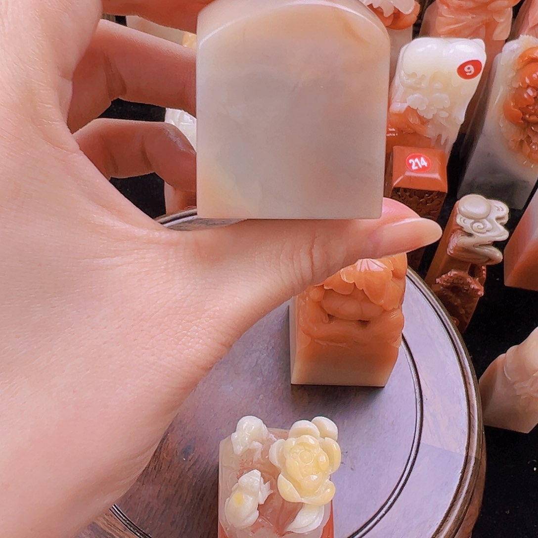 昌化石印石老**语篆刻作品