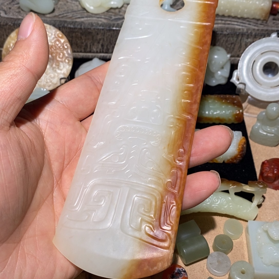 和田玉颈饰未镶嵌用****6