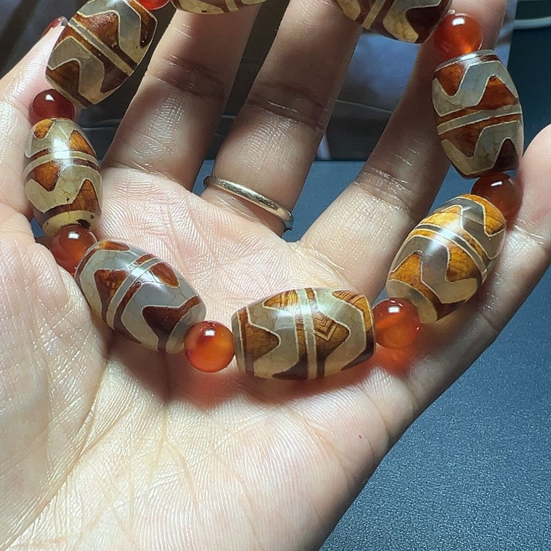 玛瑙/玉髓合金套链