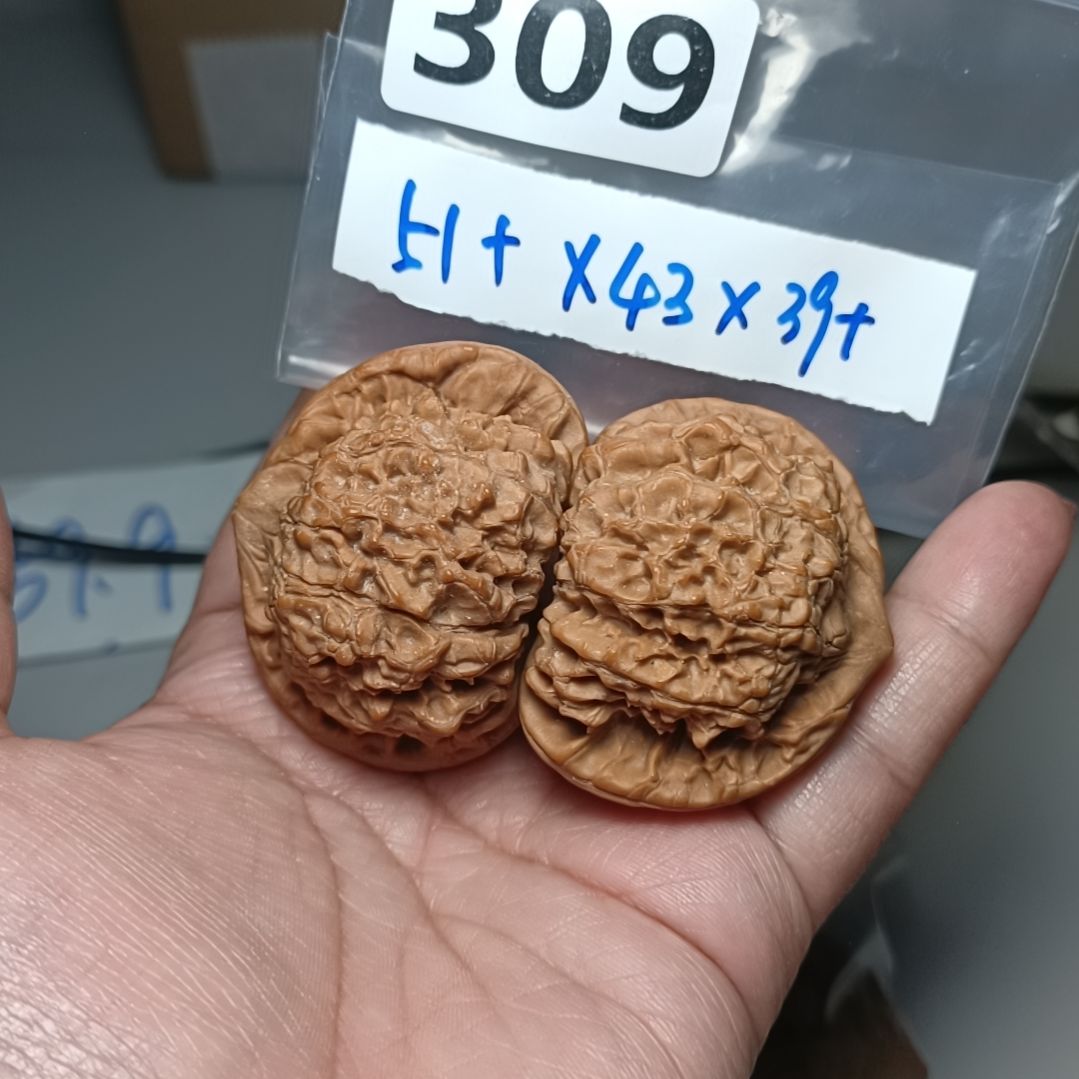 文玩核桃把件奋***上309号官帽
