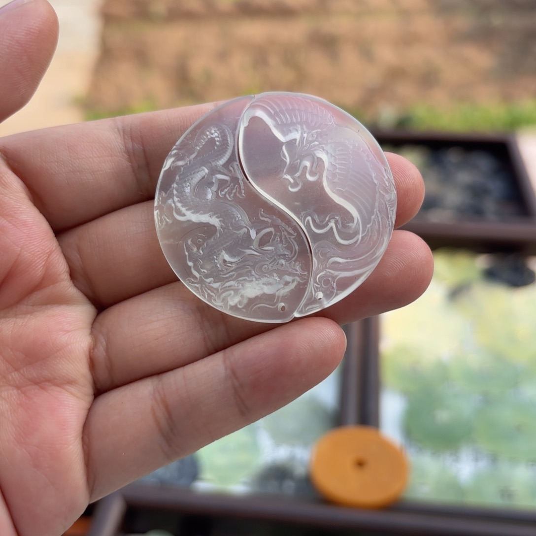 蛇纹石玉合金颈饰