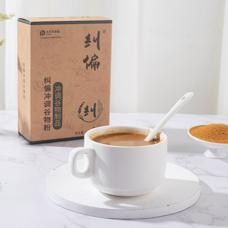 吴妈妈推荐同款纠偏工厂冲调谷物黄粉粉网红独立包装营养杂粮早餐