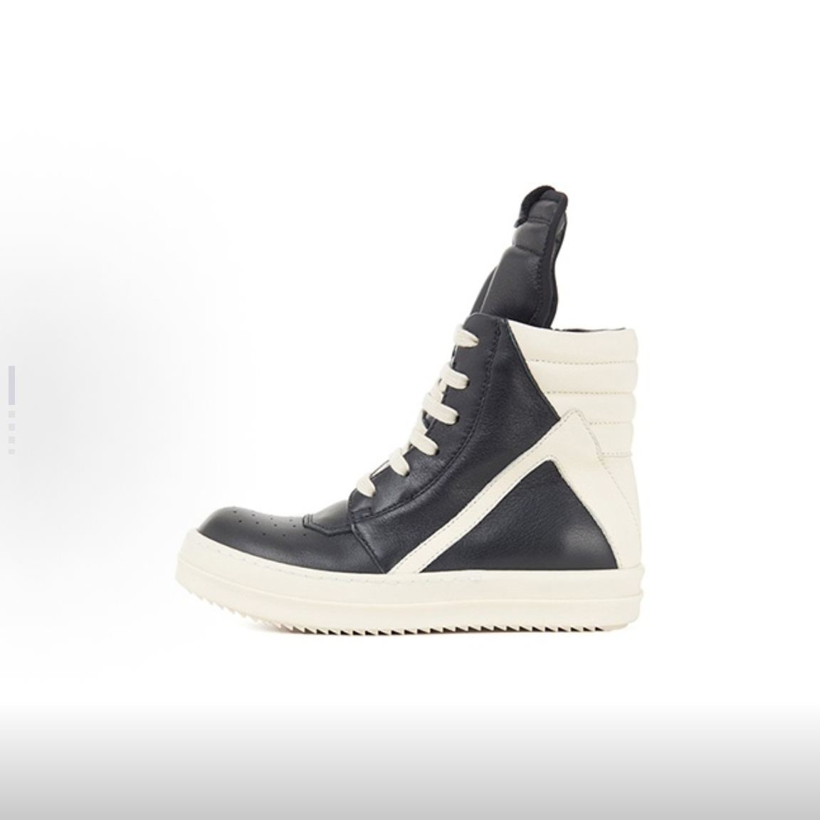 【外贸版牛货推荐】欧美百搭暗黑潮流经典黑白高帮RO鞋