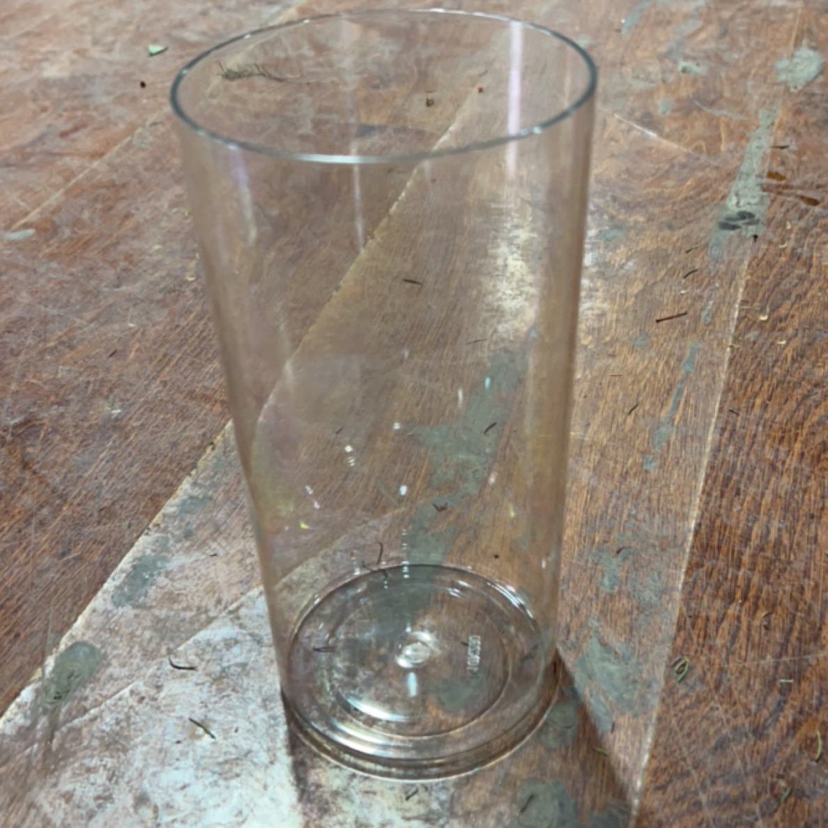 亚克力 透明花瓶 高20cm 口径10cm（不参与活动）