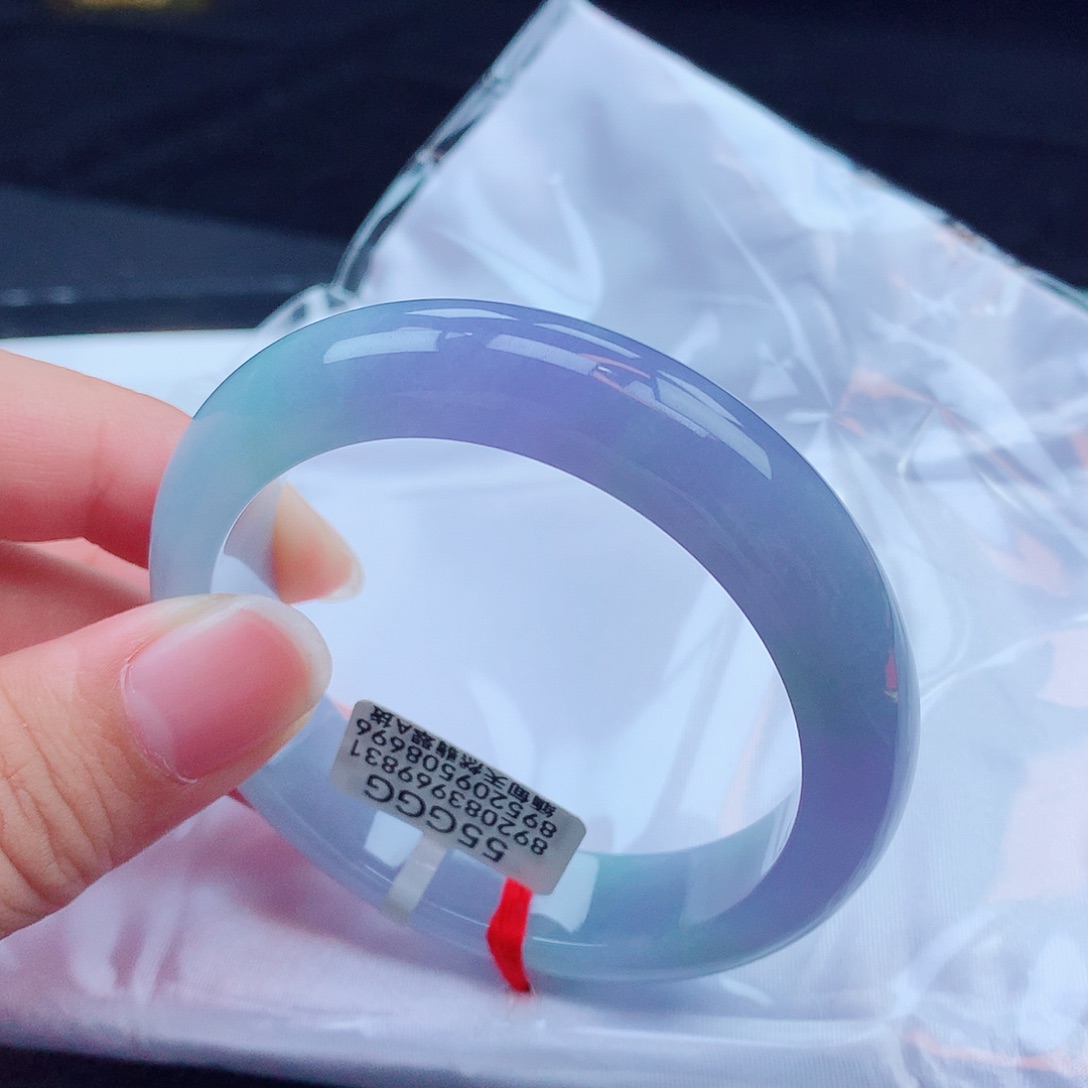 翡翠手镯未镶嵌天然缅甸翡翠A货手镯 