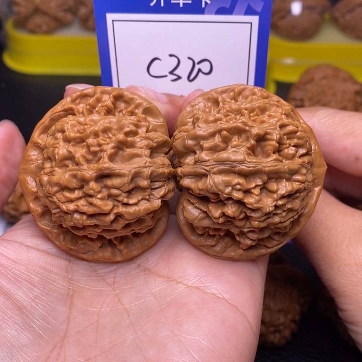 把件文玩核桃47官帽c320