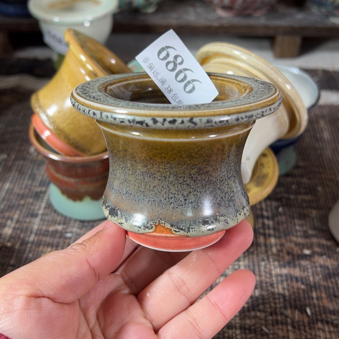 陶瓷景德镇手工花盆