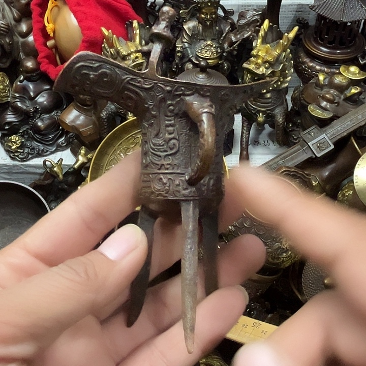 顺顺利利，铜器摆件