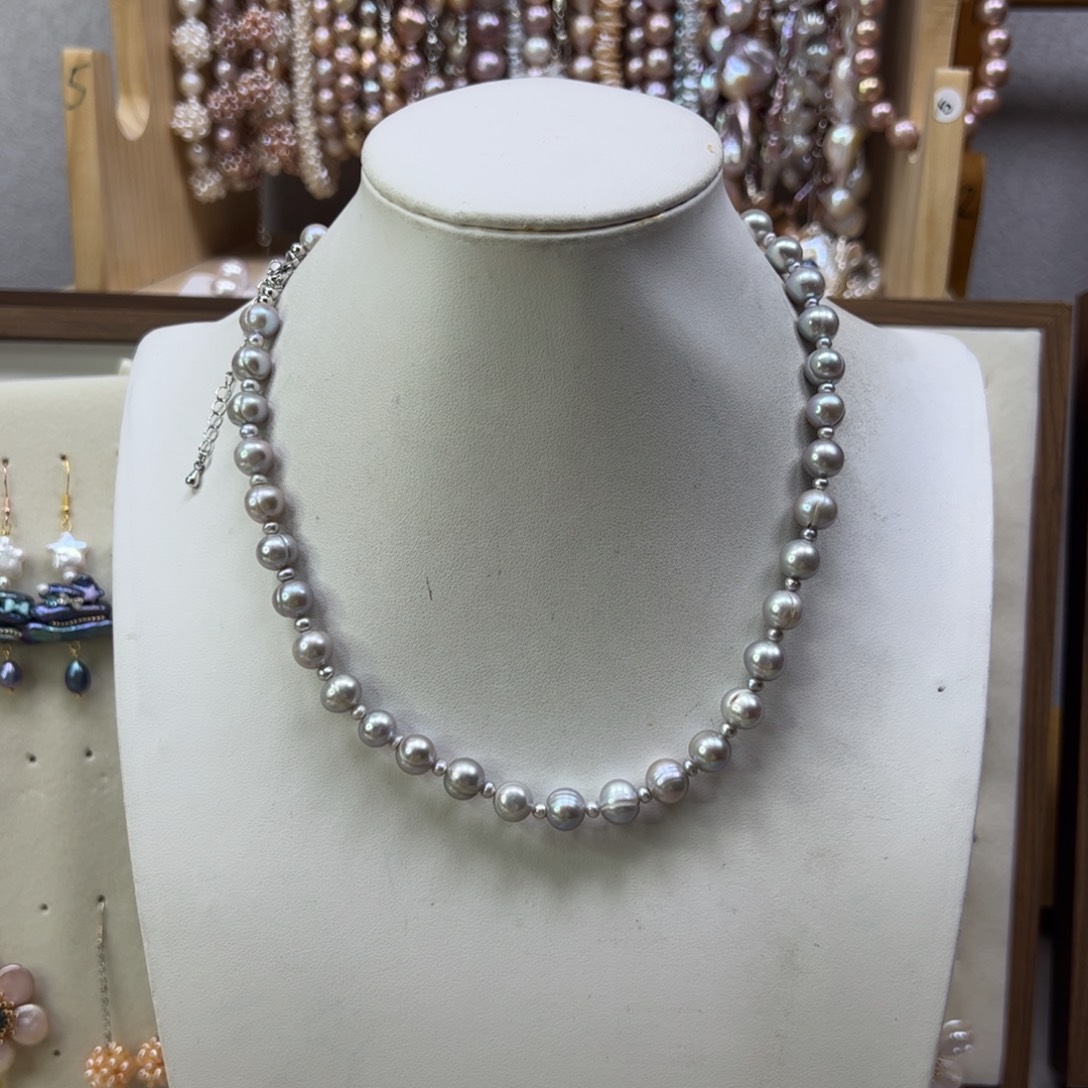 淡水珍珠合金手绳